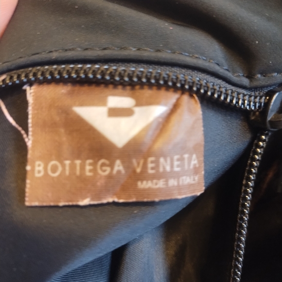 Vintage Bottega Veneta Nylon Black Women's Crossbody Bag - Picture 10 of 12